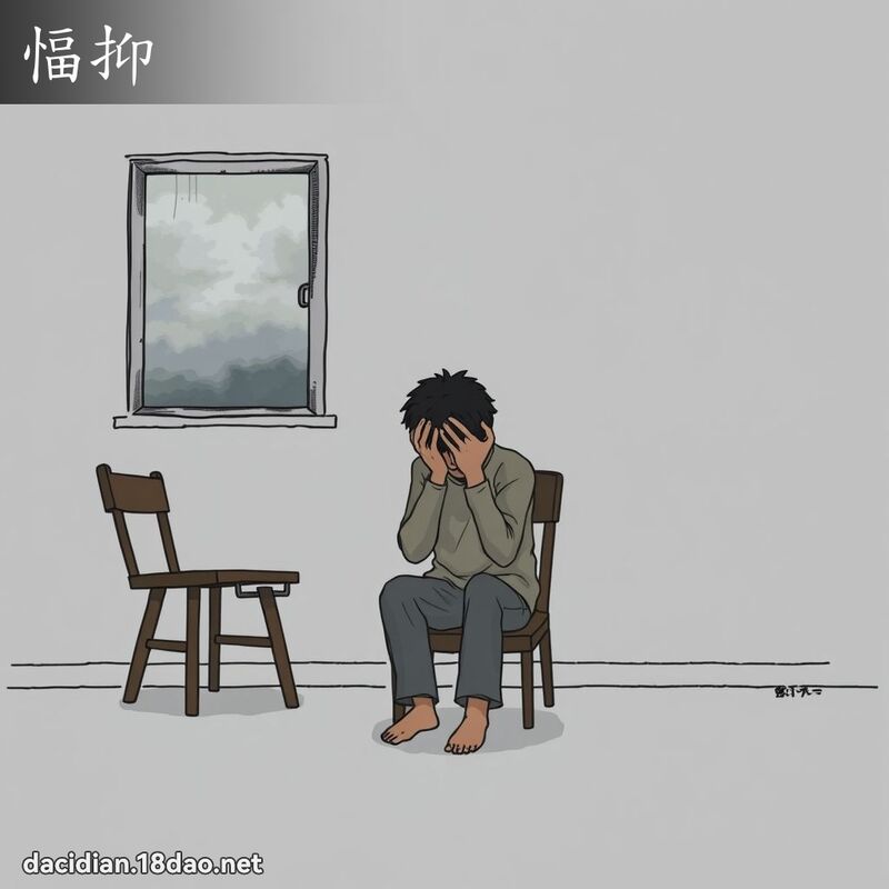 愊抑 - 国语大辞典配图