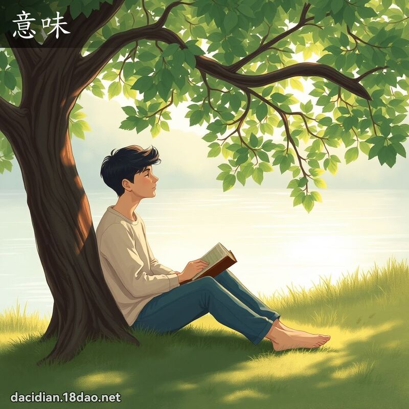 意味 - 國語大辭典配圖