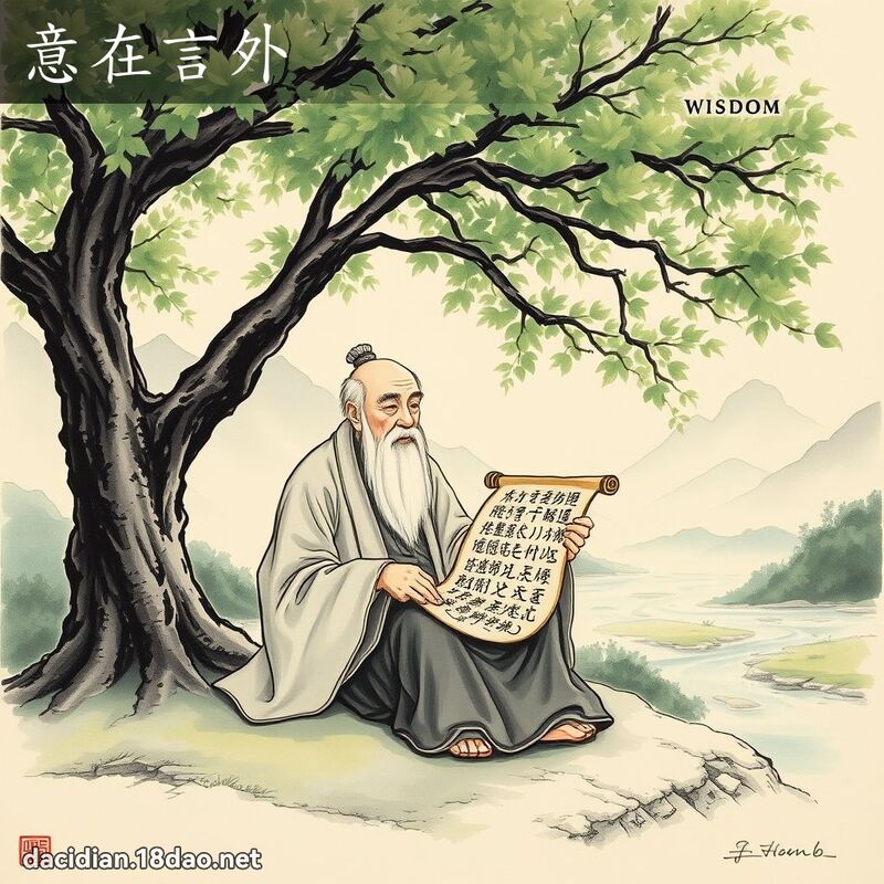 意在言外 - 國語大辭典配圖