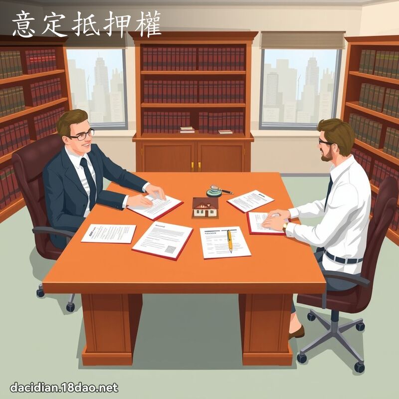 意定抵押權 - 國語大辭典配圖