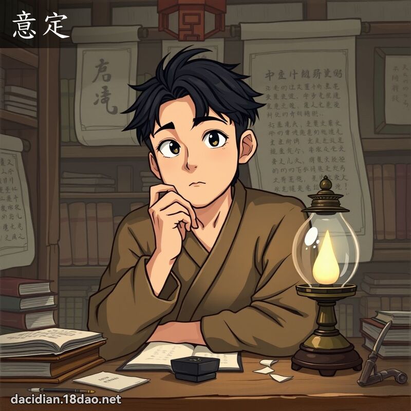 意定 - 国语大辞典配图