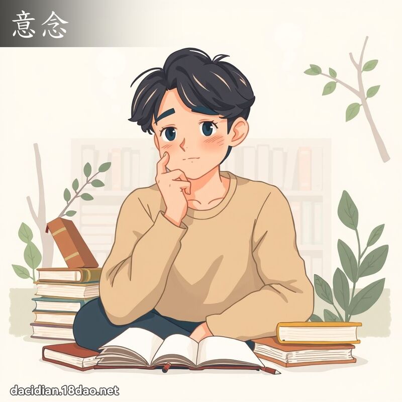 意念 - 國語大辭典配圖