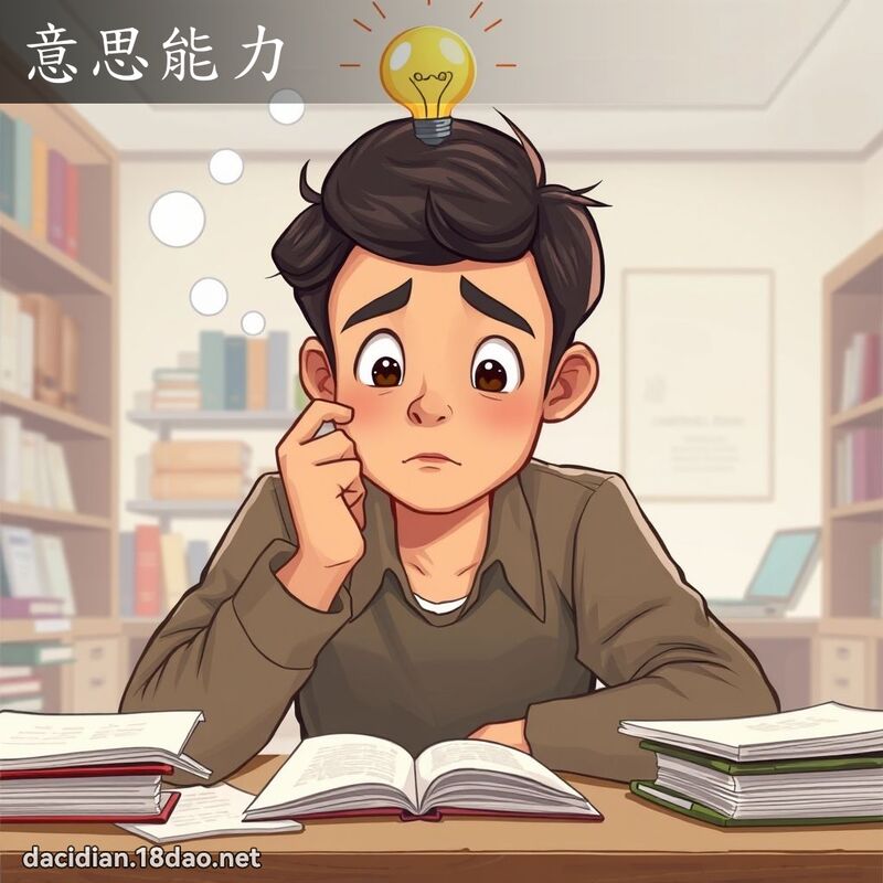 意思能力 - 國語大辭典配圖