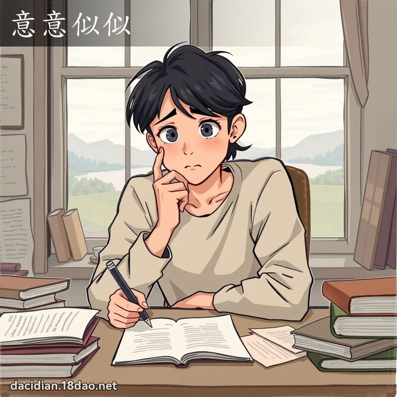 意意似似 - 國語大辭典配圖