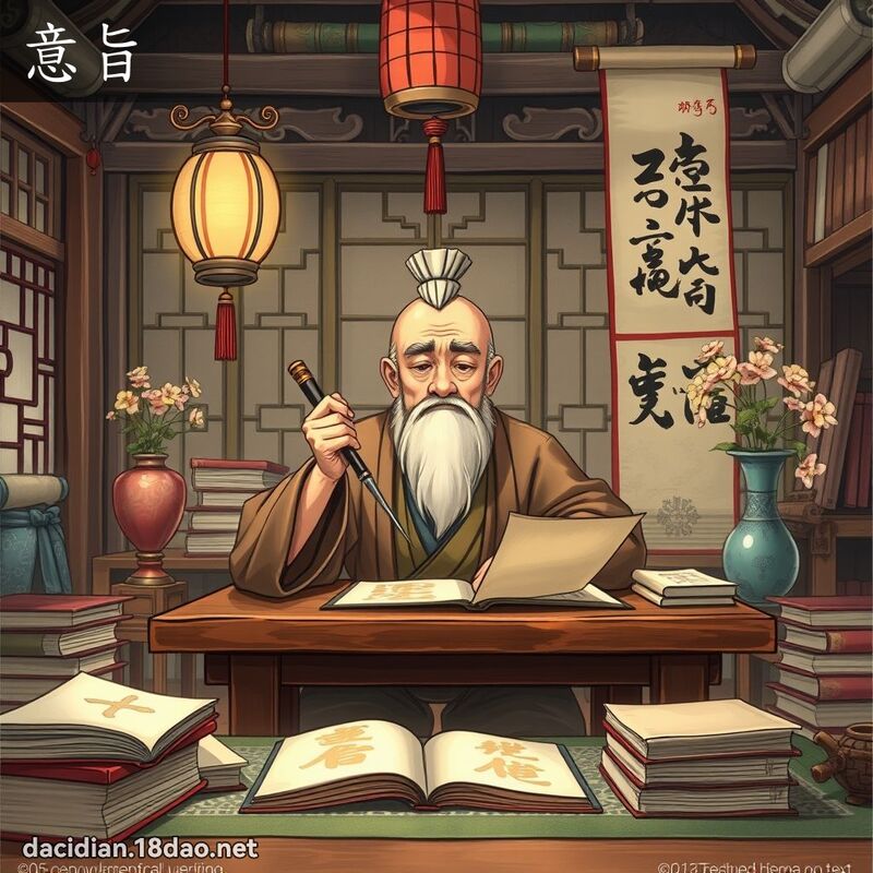意旨 - 國語大辭典配圖
