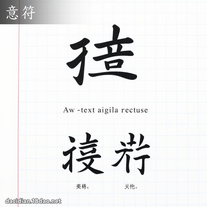 意符 - 國語大辭典配圖