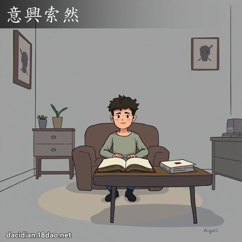意興索然 - 國語大辭典配圖