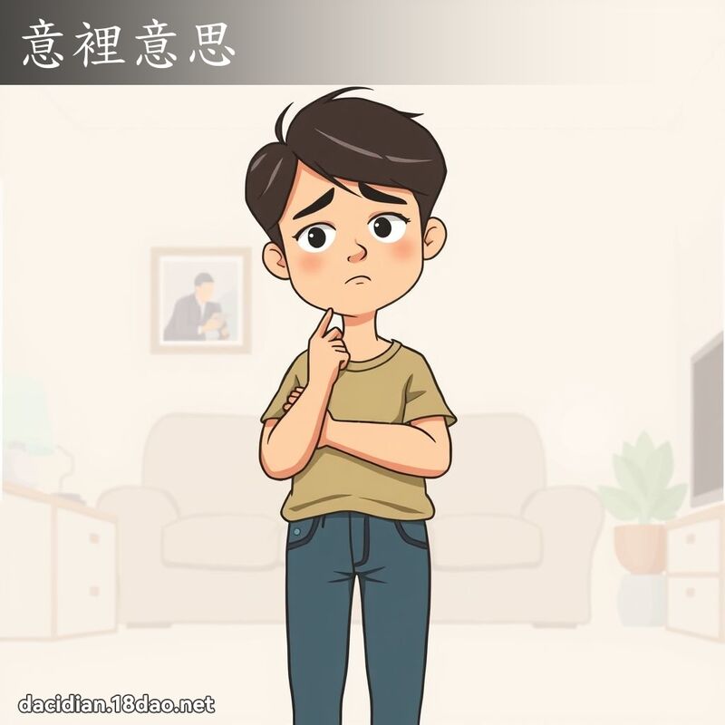 意裡意思 - 國語大辭典配圖
