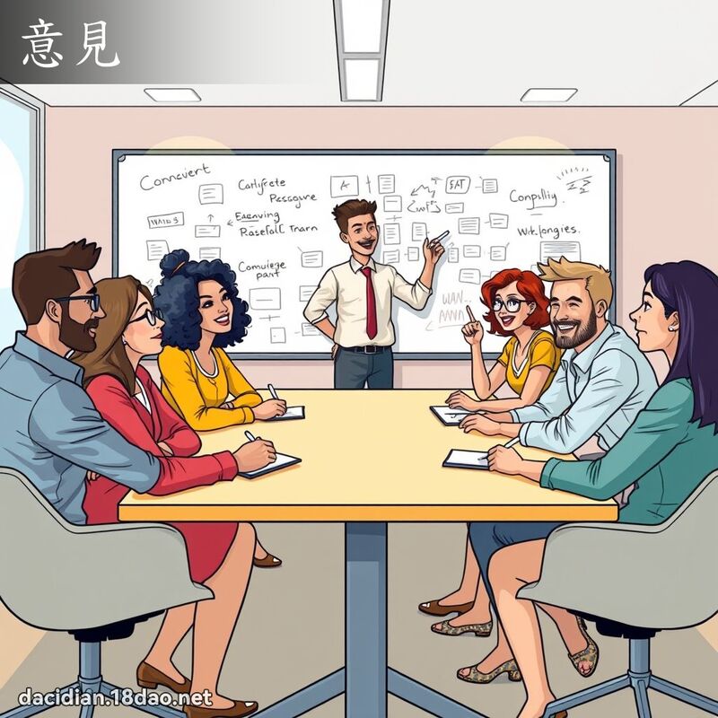 意見 - 國語大辭典配圖