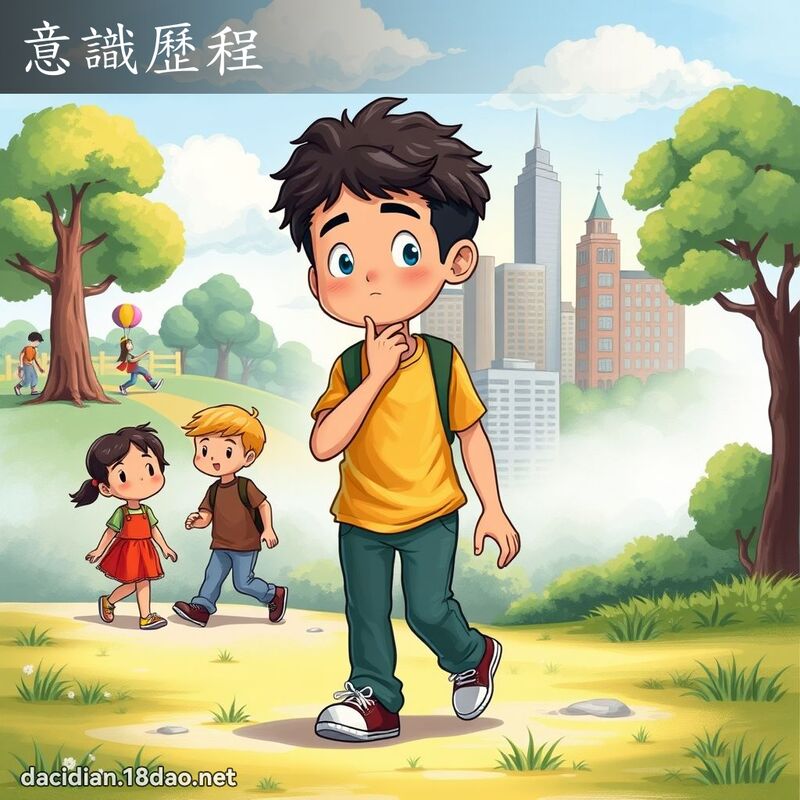 意識歷程 - 國語大辭典配圖