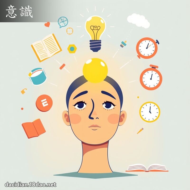 意識 - 國語大辭典配圖