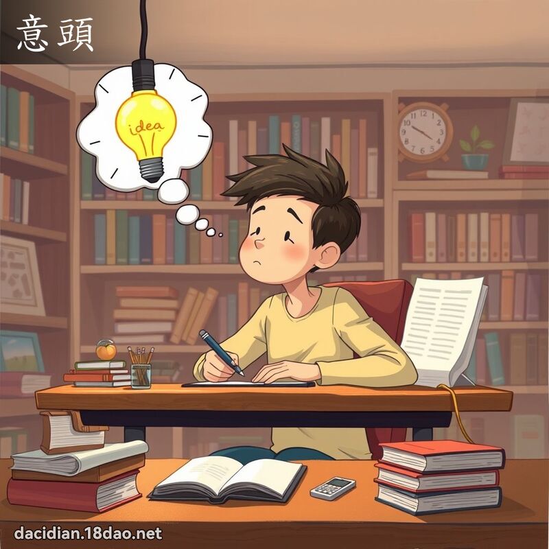 意頭 - 國語大辭典配圖