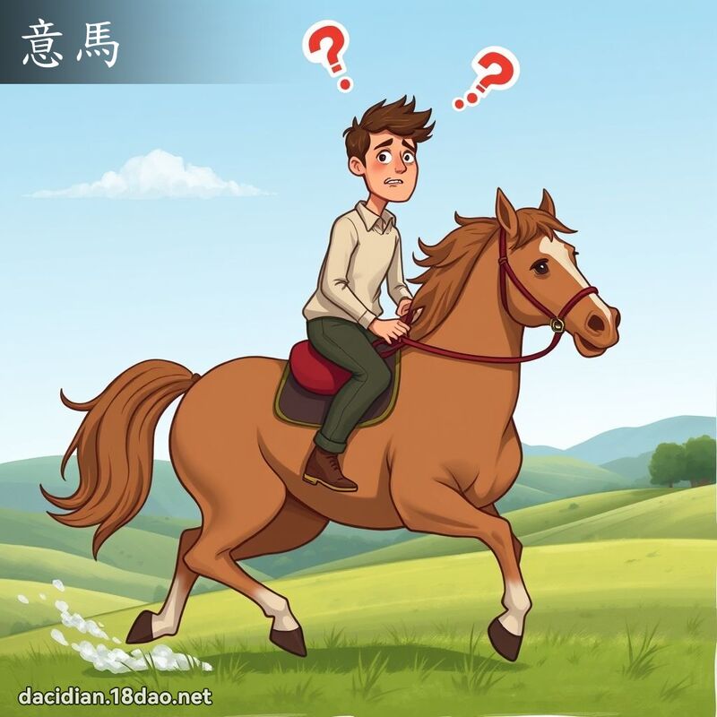 意馬 - 國語大辭典配圖