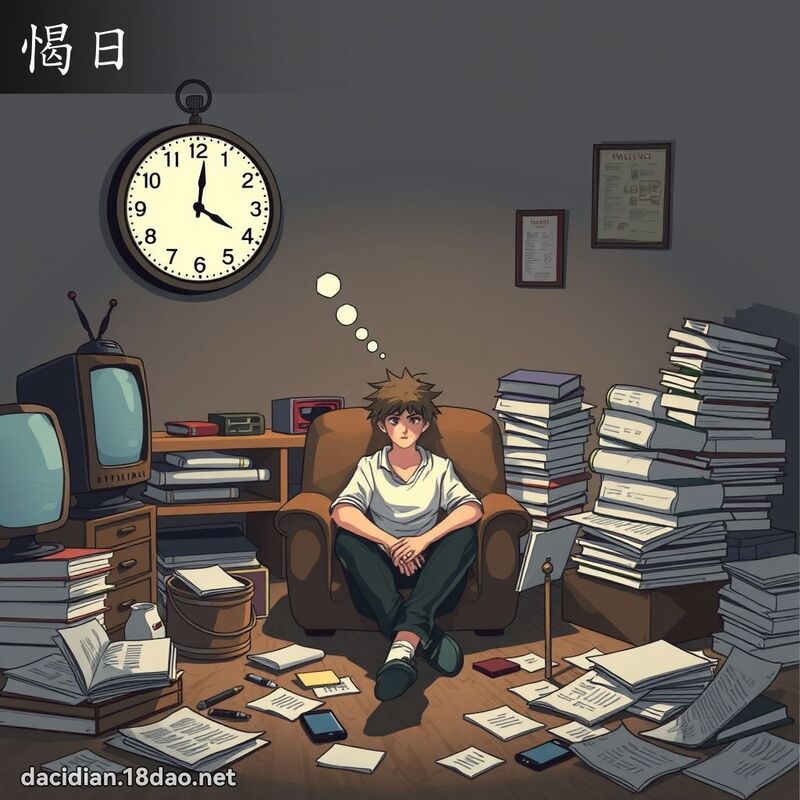 愒日 - 国语大辞典配图
