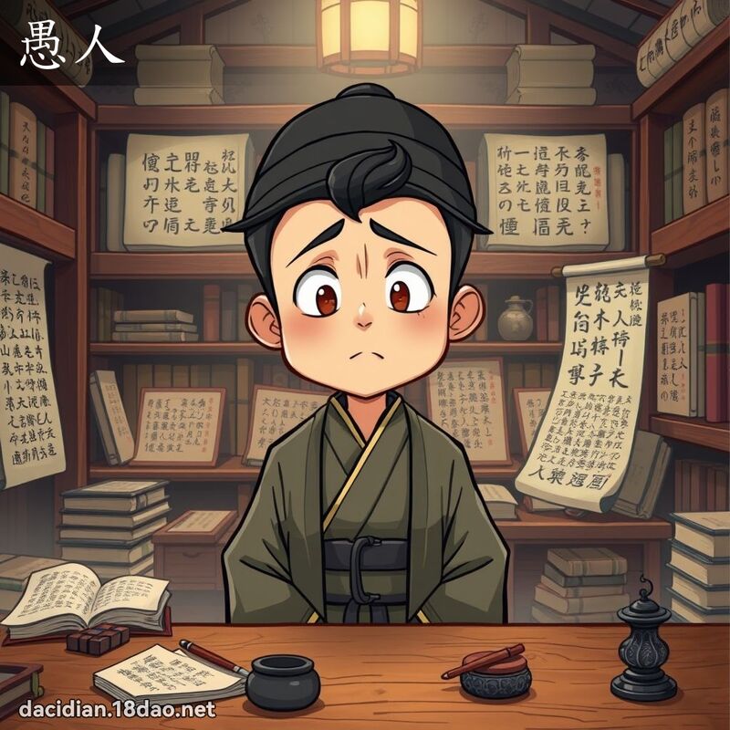 愚人 - 国语大辞典配图