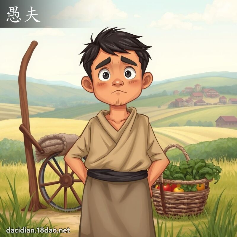 愚夫 - 国语大辞典配图