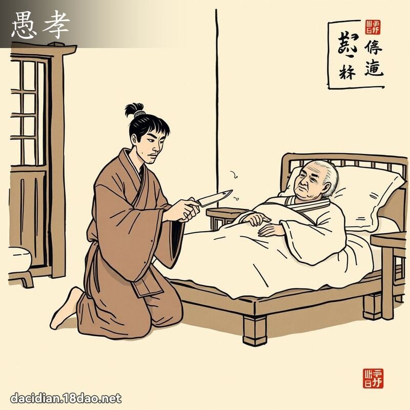 愚孝 - 國語大辭典配圖