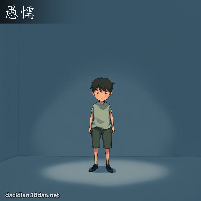 愚懦 - 國語大辭典配圖