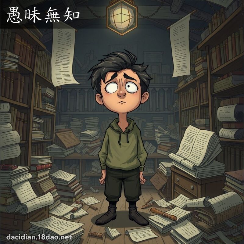 愚昧無知 - 國語大辭典配圖