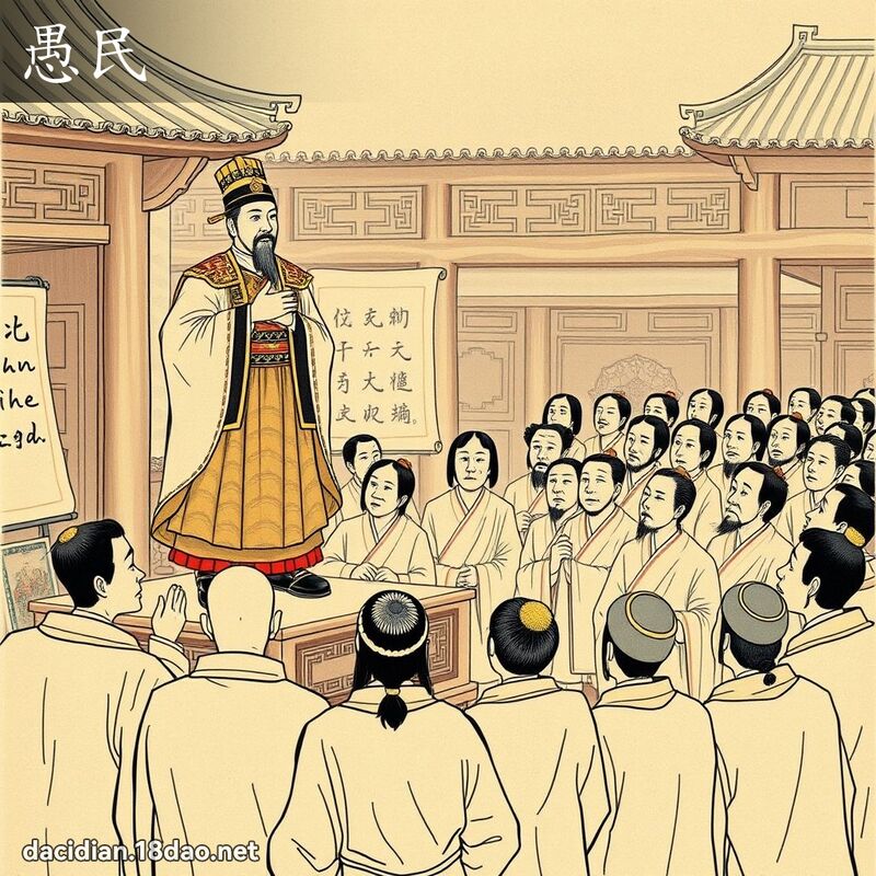 愚民 - 國語大辭典配圖