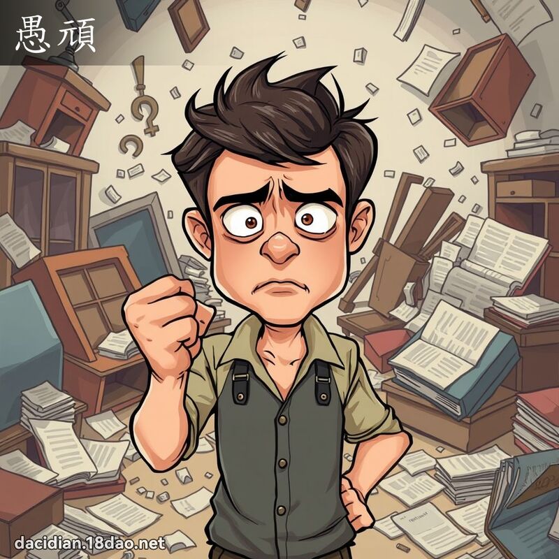 愚顽 - 国语大辞典配图