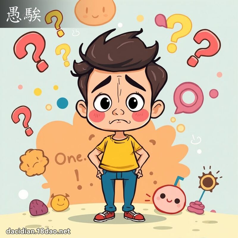 愚騃 - 國語大辭典配圖