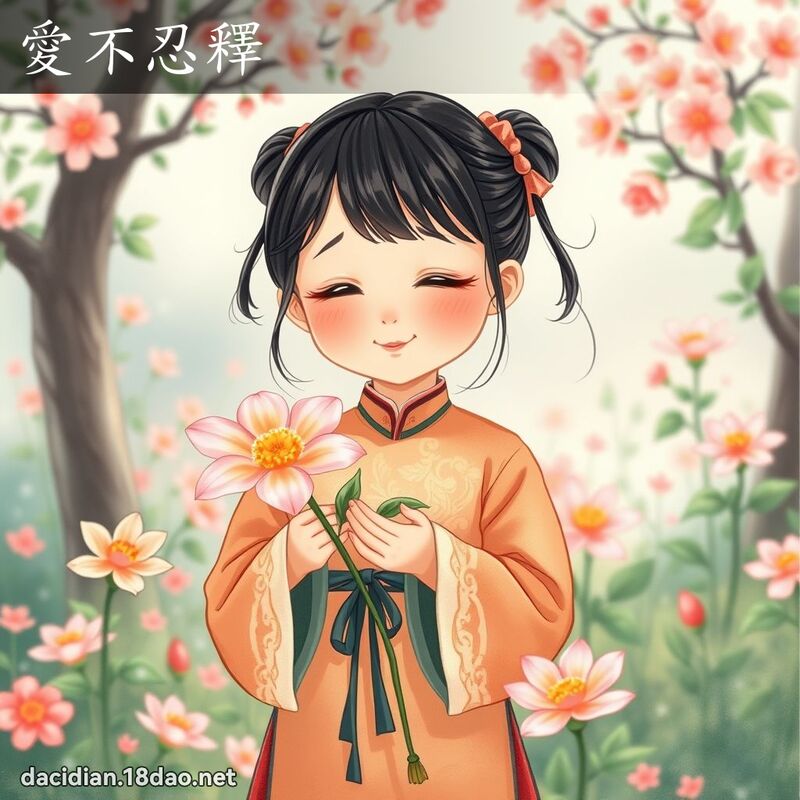 愛不忍釋 - 國語大辭典配圖