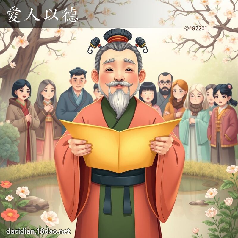 爱人以德 - 国语大辞典配图