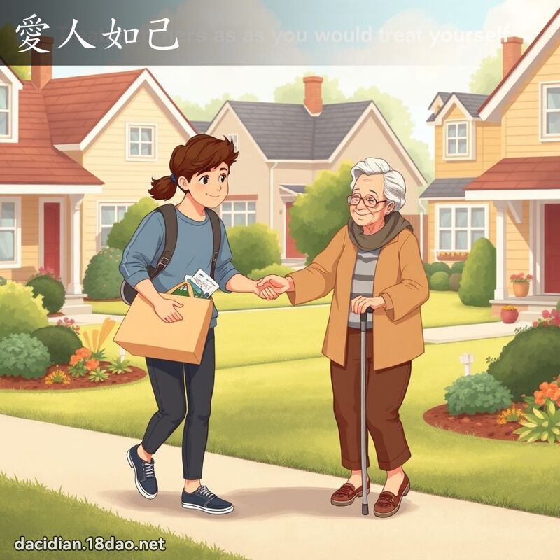 爱人如己 - 国语大辞典配图