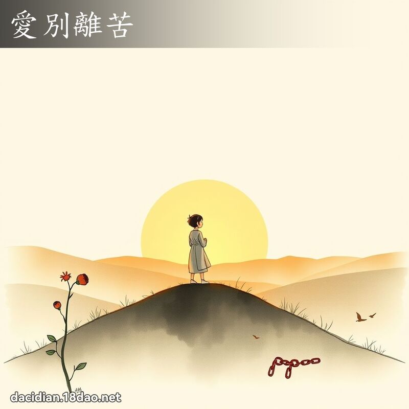 愛別離苦 - 國語大辭典配圖