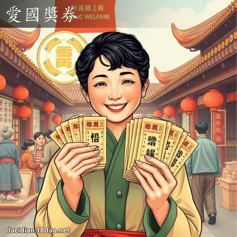 愛國獎券 - 國語大辭典配圖