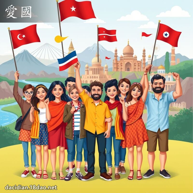 爱国 - 国语大辞典配图