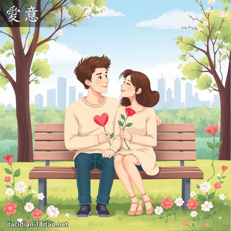 愛意 - 國語大辭典配圖
