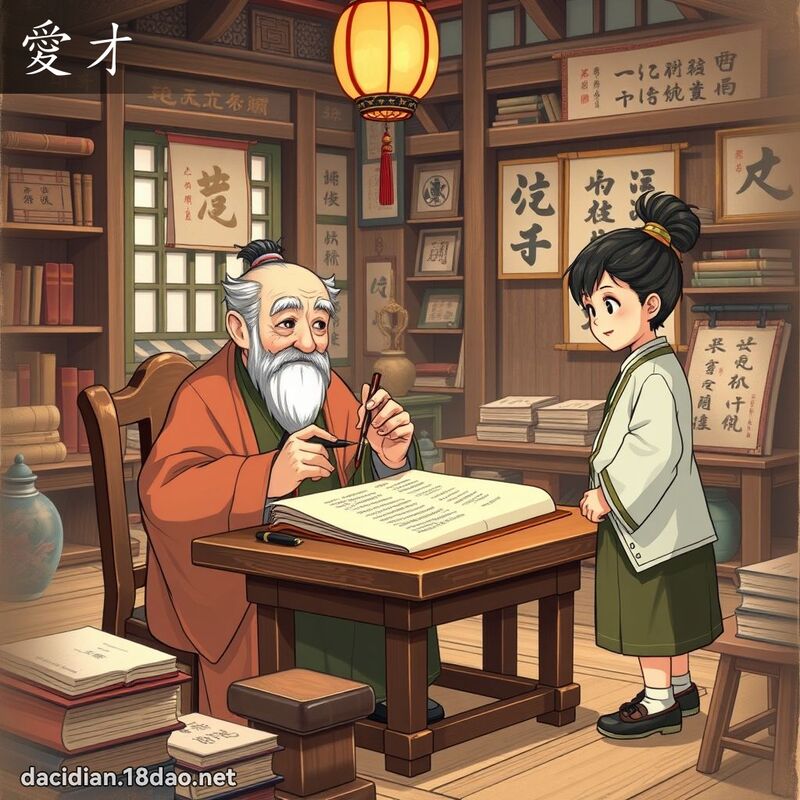 愛才 - 國語大辭典配圖