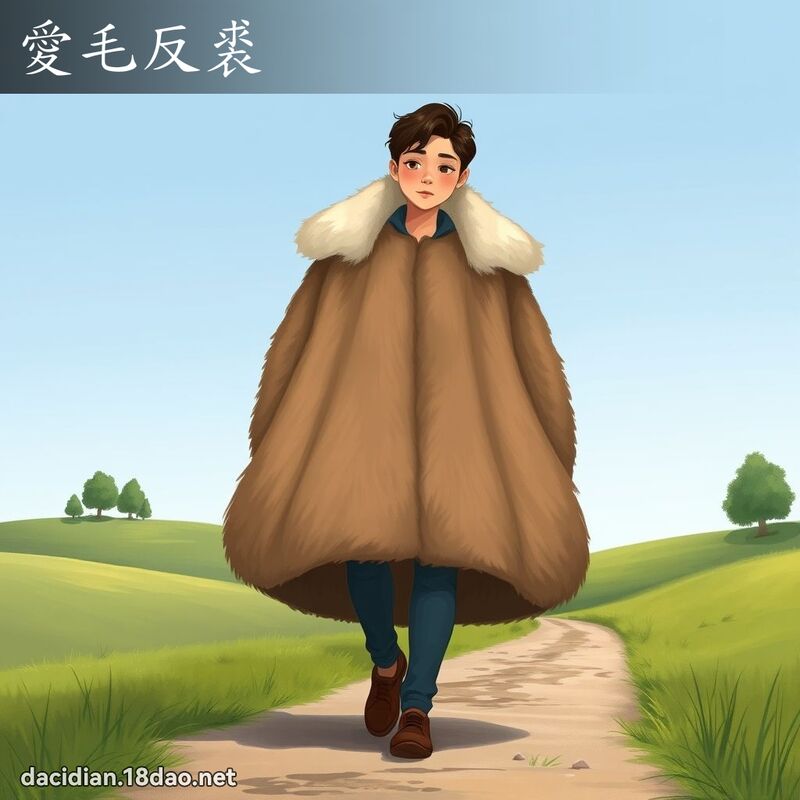 愛毛反裘 - 國語大辭典配圖