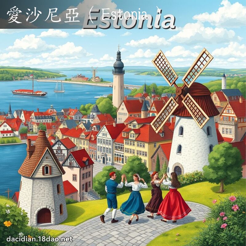 爱沙尼亚（Estonia） - 国语大辞典配图