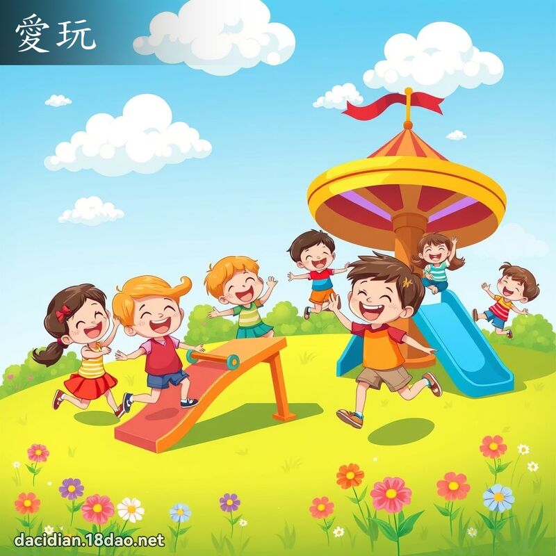 愛玩 - 國語大辭典配圖
