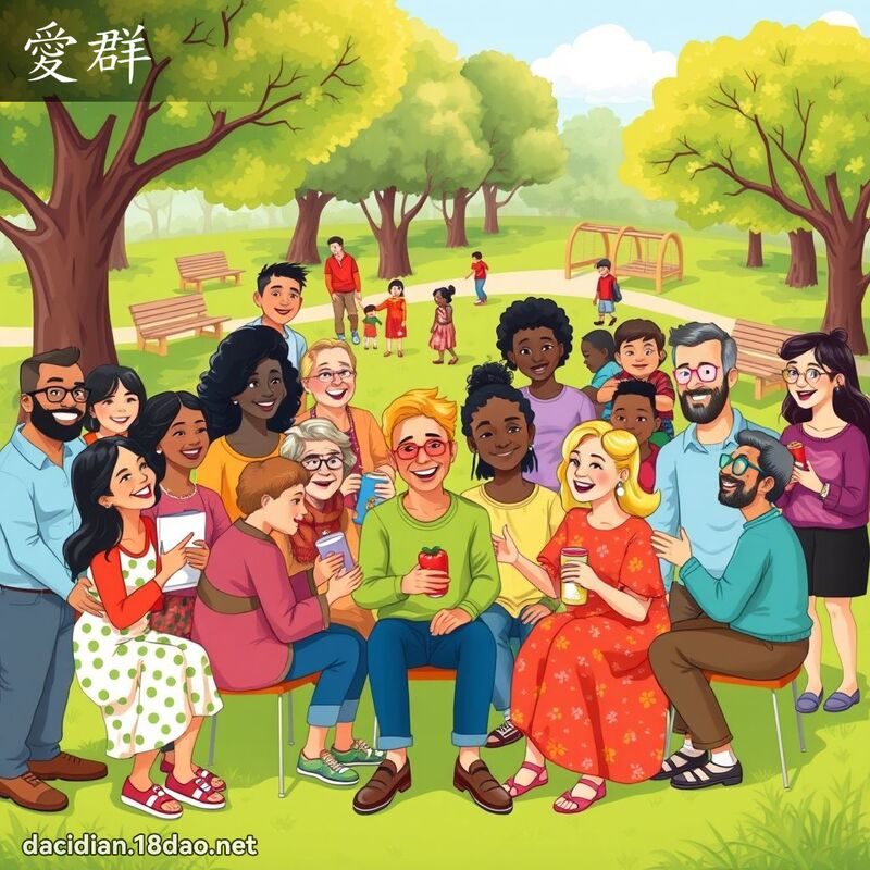 愛群 - 國語大辭典配圖