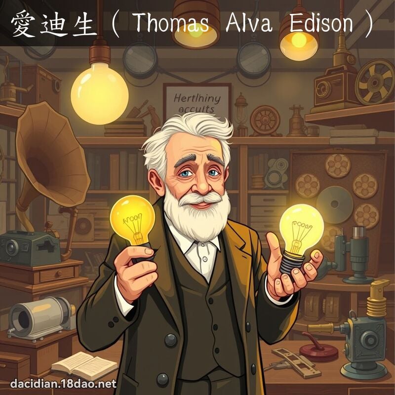 爱迪生（Thomas Alva Edison） - 国语大辞典配图