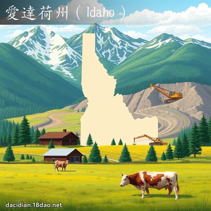 爱达荷州（Idaho） - 国语大辞典配图