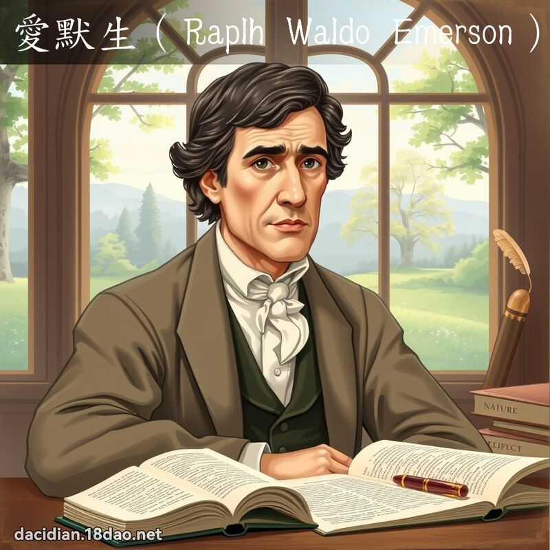 愛默生（Raplh Waldo Emerson） - 國語大辭典配圖