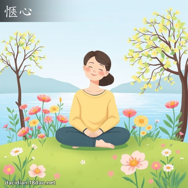 愜心 - 國語大辭典配圖