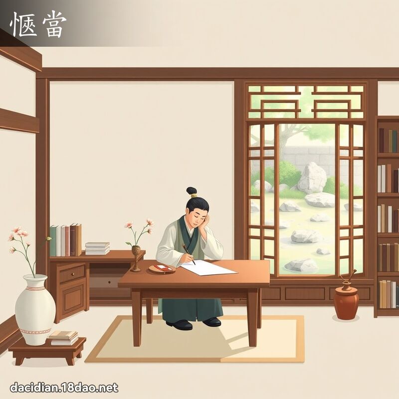 愜当 - 国语大辞典配图