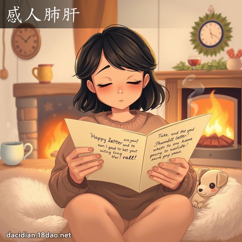 感人肺肝 - 國語大辭典配圖