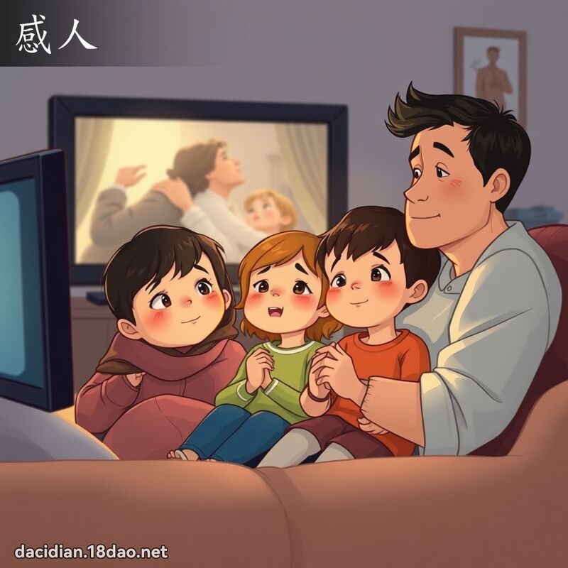 感人 - 国语大辞典配图