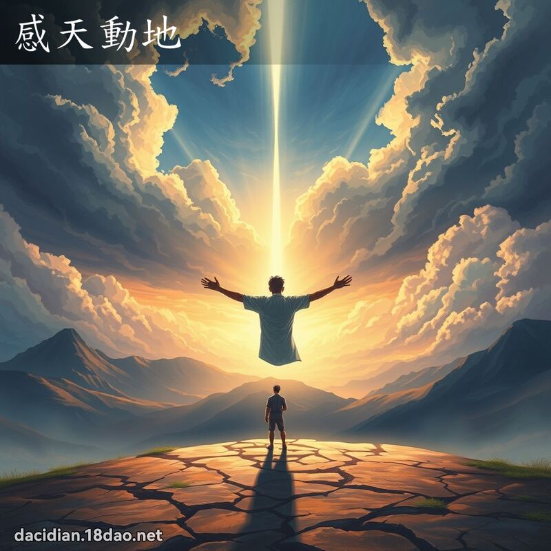 感天动地 - 国语大辞典配图