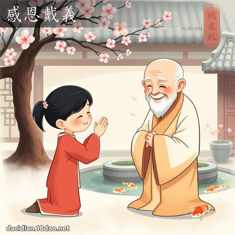 感恩戴義 - 國語大辭典配圖