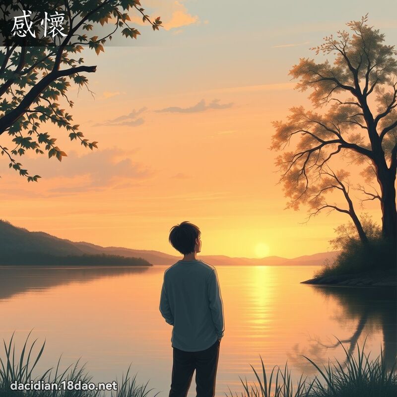 感懷 - 國語大辭典配圖