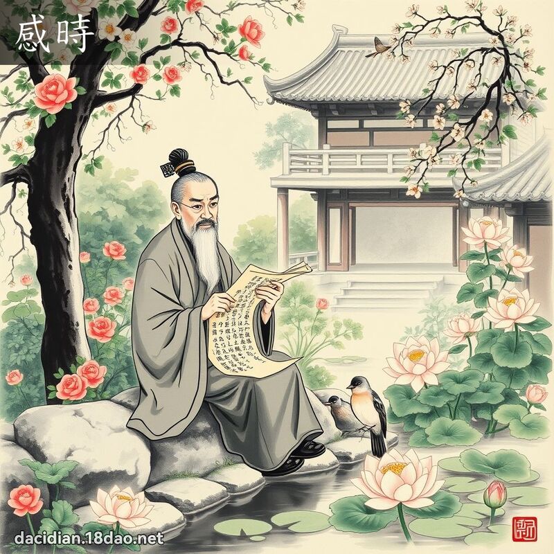 感时 - 国语大辞典配图