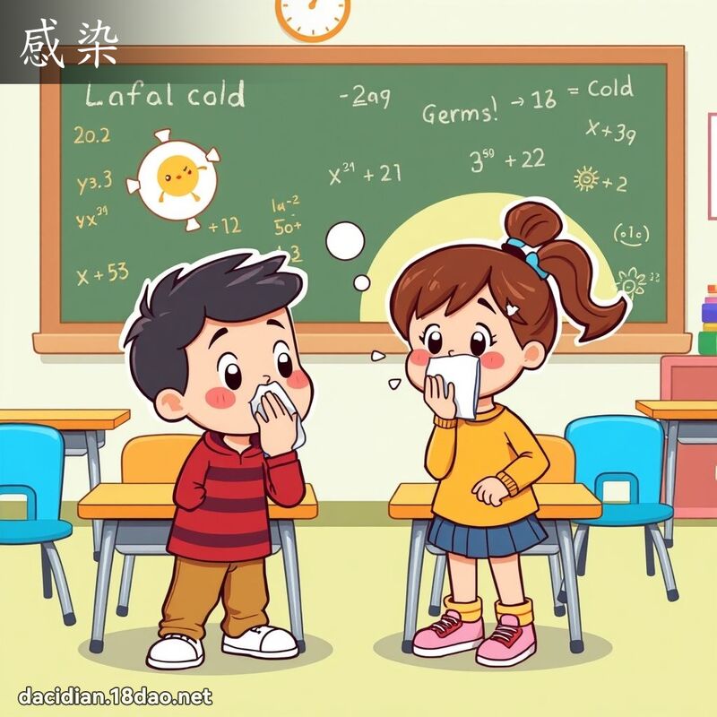 感染 - 國語大辭典配圖